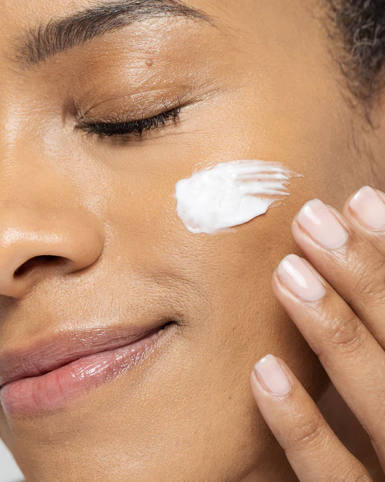 Vivier Skin Brightening Cream application on a cheek